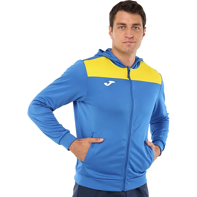 Спортивный костюм
 кофта на молнии и брюки JOMA

 PHOENIX II 103121-709 (Синий-желтый)