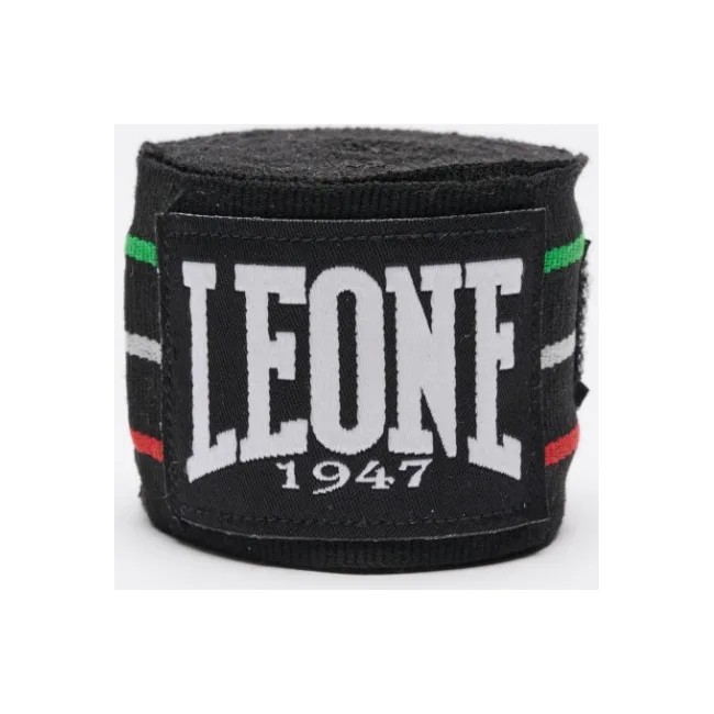 Бинти для боксу LEONE Flag Black (3,5м)