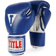 Боксерские перчатки для тренировок Title Classic Pro Style Blue