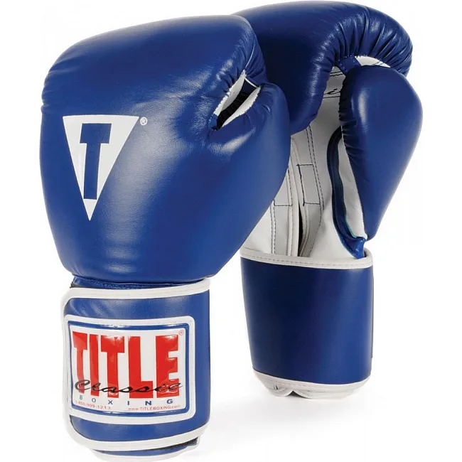 Боксерські рукавиці для тренувань Title Classic Pro Style Blue