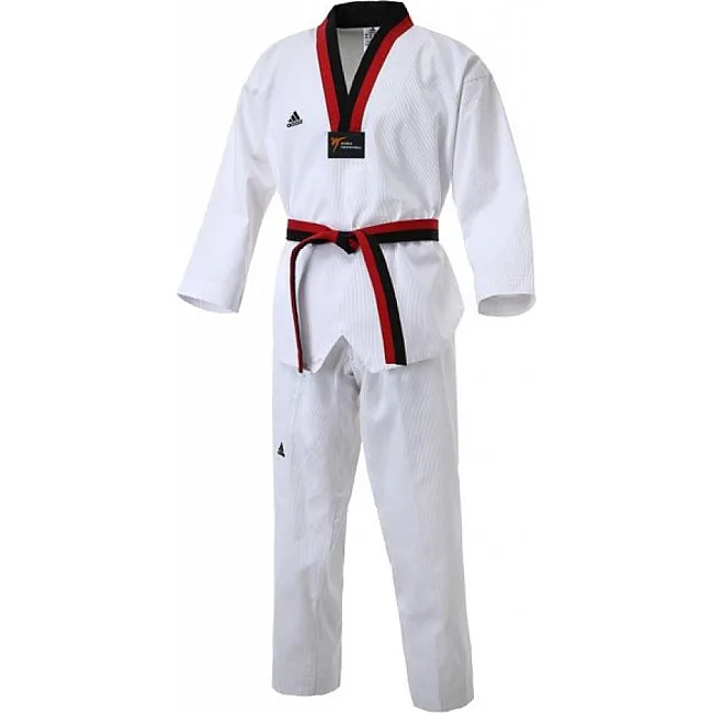 Добок тхэквондо ADIDAS ADI-CLUB с лицензией WT (белый, ADITCB01WT)
