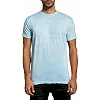 Футболка AFFLICTION Full Throttle Sky Blue Pigment Dye