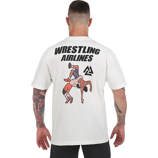 Футболка мужская PERESVIT Wrestling Airlines - White