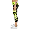 Женские капри Venum Power Leggings Crops Black Yellow