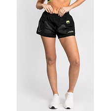 Жіночі спортивні шорти VENUM Training Camp 4.0 - Black/Neon Green
