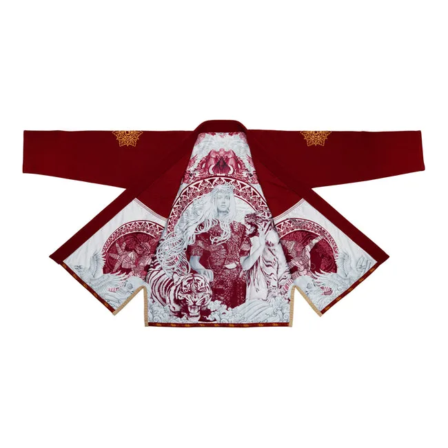 Женское кимоно FAIRTEX BJJ4 Gi Sida Burgundy