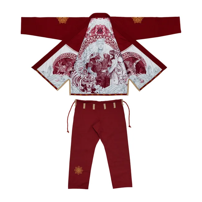 Женское кимоно FAIRTEX BJJ4 Gi Sida Burgundy