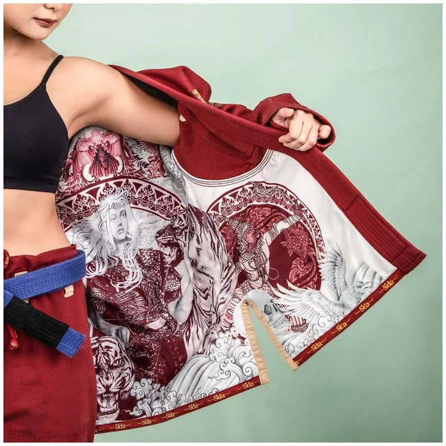 Женское кимоно FAIRTEX BJJ4 Gi Sida Burgundy