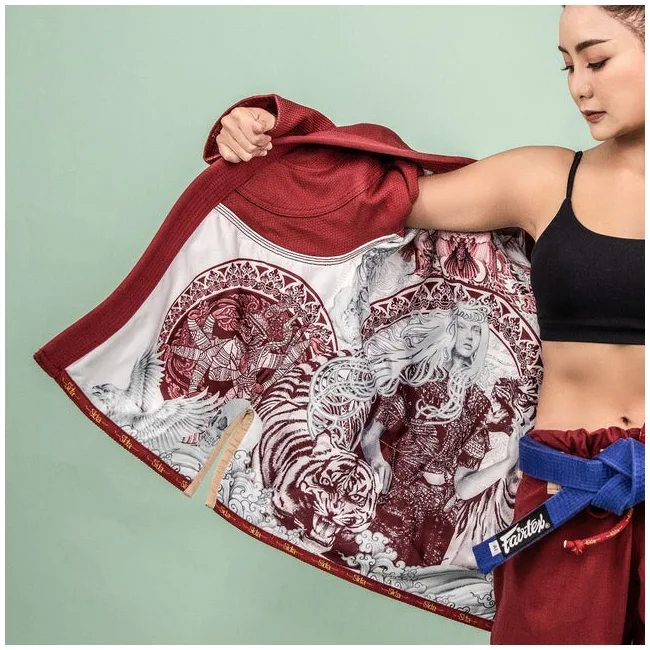 Женское кимоно FAIRTEX BJJ4 Gi Sida Burgundy