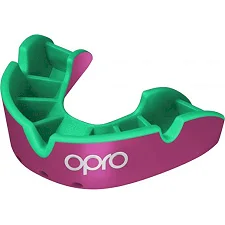 Капа для бокса OPRO Self-Fit GEN5 Silver Pink Green