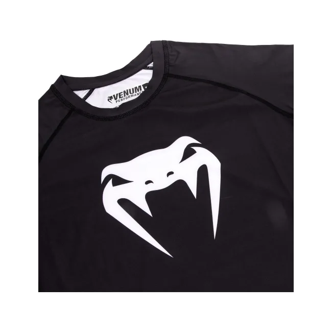 Компресійна футболка Venum Contender 3.0 T-shirt Short Sleeves Black/White