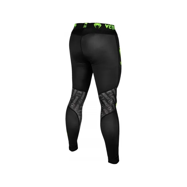 Тайтсы VENUM Logos Black Neo Yellow