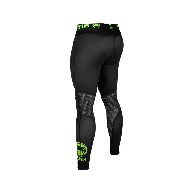 Тайтсы VENUM Logos Black Neo Yellow