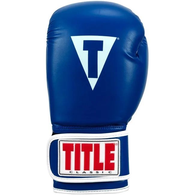 Перчатки для бокса TITLE Classic Pro Style 3.0 Blue White