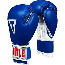 Перчатки для бокса TITLE Classic Pro Style 3.0 Blue White