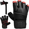 Перчатки для спортзала RDX Gym Glove Micro Red Black