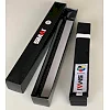 Пояс для кимоно Smai Delux Version с лицензией WKF (черный) SM B002UWKF