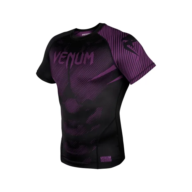 Рашгард VENUM NoGi 2.0 Short Black Purple