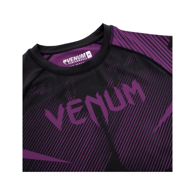 Рашгард VENUM NoGi 2.0 Short Black Purple