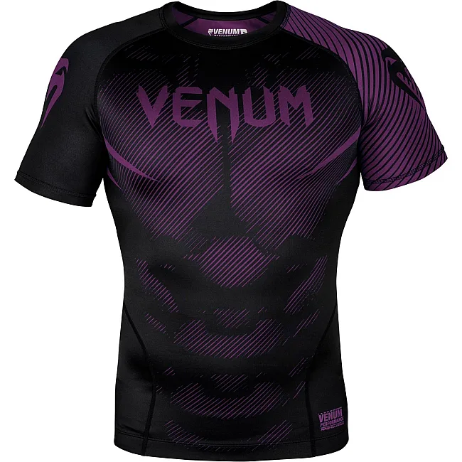 Рашгард VENUM NoGi 2.0 Short Black Purple