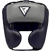 Шлем для бокса RDX Leather Pro Blue M