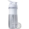 Спортивный шейкер-бутылка BLENDERBOTTLE SportMixer Flip 28oz/820мл White