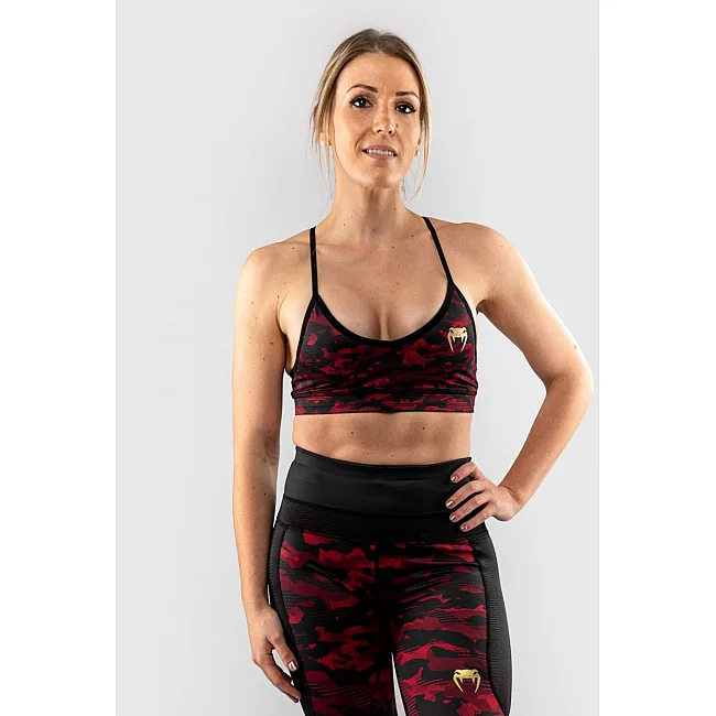 Спортивный топ VENUM Defender Sport Bra Black Red
