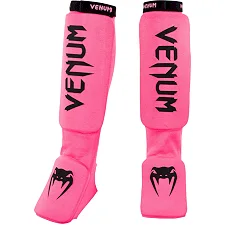 Захист гомілки та стопи Venum Kontact Pink Black