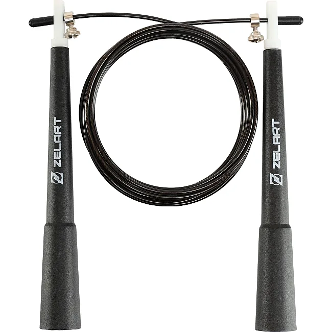 Скоростная скакалка ZELART FI-4855 3м (Черный)