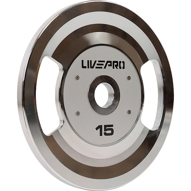 Блины диски стальные 2 Handle металлическая втулка LiveUp LP8338-15 ø51мм 15кг