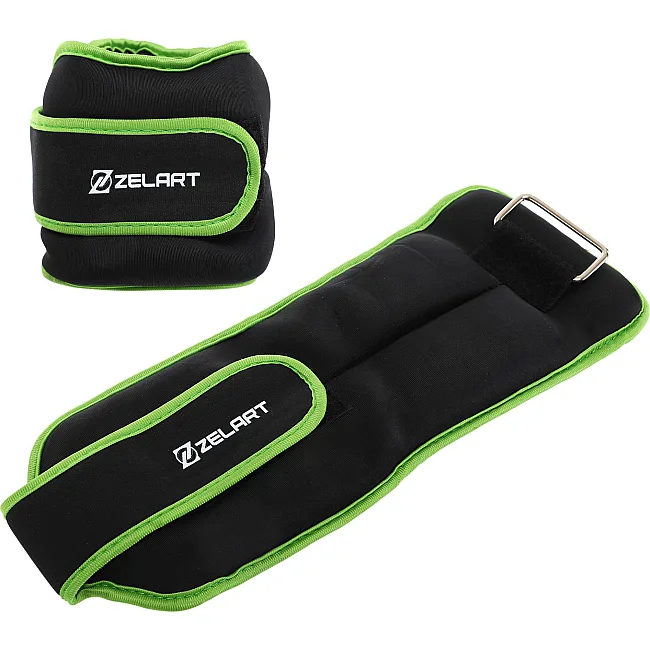 Утяжелители для ног и рук ZELART FI-5732-4 2x2кг (Салатовый)