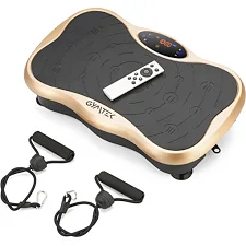 Вібраційна платформа GYMTEK XP500, чорно-золотиста