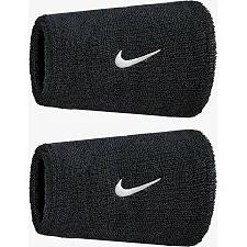 Напульсники NIKE SWOOSH CLASSIC DOUBLEWIDE WRISTBANDS 2PK чорний One Size