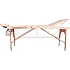 Масажний стіл inSPORTline Japane 3-Piece Wooden - кремово-жовтий