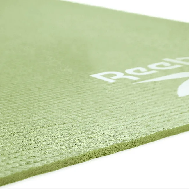 Коврик для йоги 4 мм REEBOK RAYG-11030GN-11022GN оливковый
