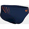 Плавки-слепы для мужчин Arena DOUBLE GRAPHIC SWIM BRIEFS темно-синий, оранжевый (для мужчин)