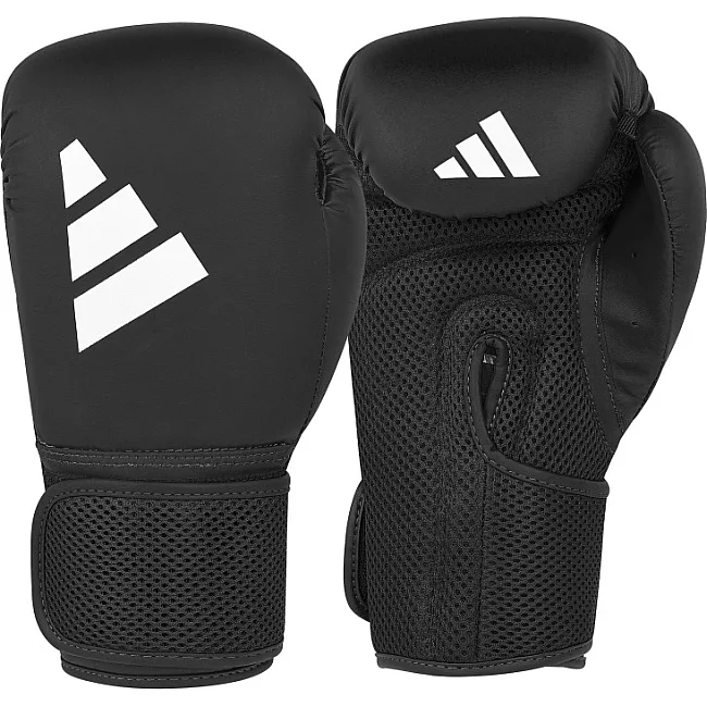Рукавички для боксу Adidas Power 25 | чорний/білий | PWR25TG