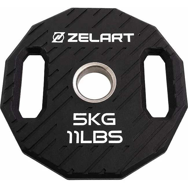 Блины диски TPU 2 Handle металлическая втулка ZELART TA-6996-5 (Черный)