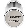 Гантель професійна сталева хромована ZELART TA-7048-22_5 (Хром)