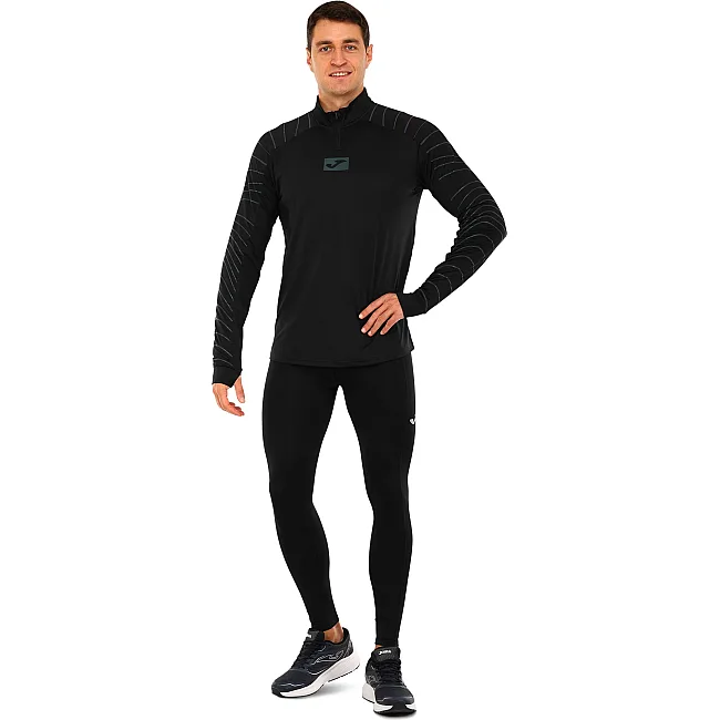 Лонгслив спортивный на молнии JOMA

 R-NIGHT 104044-100 (Черный)