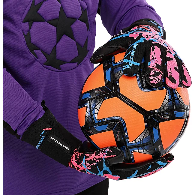 Вратарские перчатки
 SOCCER STAR VL-6020 (Черный-оранжевый)
