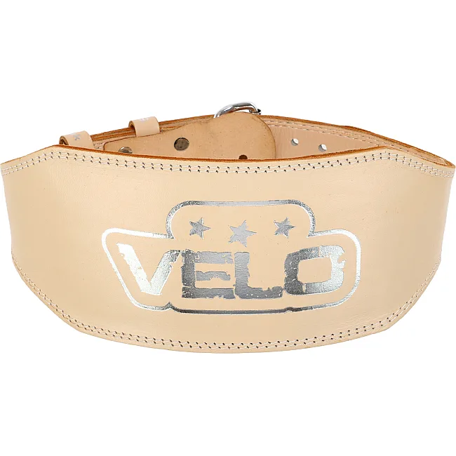 Пояс для тяжелой атлетики кожа
 VELO
 VL-6624 спинка-15см