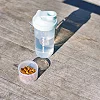 Спортивний шейкер SMARTSHAKE Slim 500ml Pure White