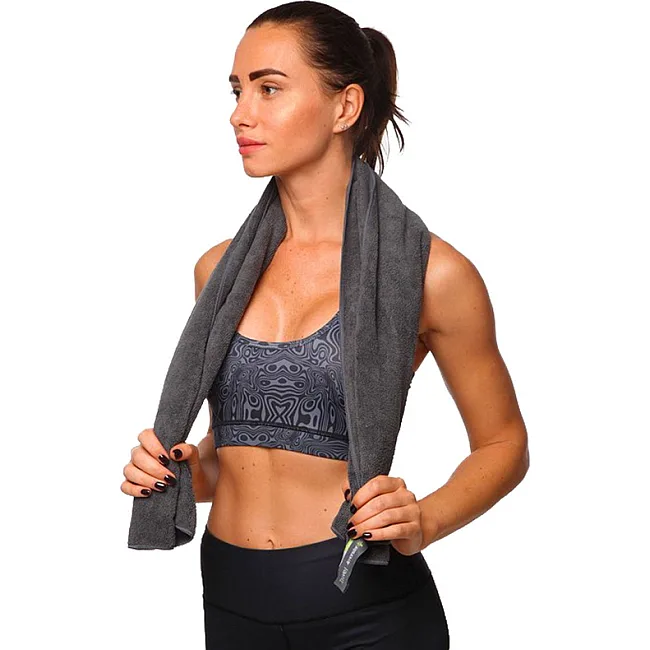 Спортивное полотенце
 из микрофибры TRAVEL TOWEL 4MONSTER
 T-SQT 60х120см (Серый)
