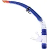 Набір для плавання маска з трубкою ZELART
 M166-SN52-PVC (Синьо-сірий-прозорий)