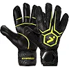 Вратарские перчатки с защитой пальцев STORELLI FB-905 (Черный-желтый)