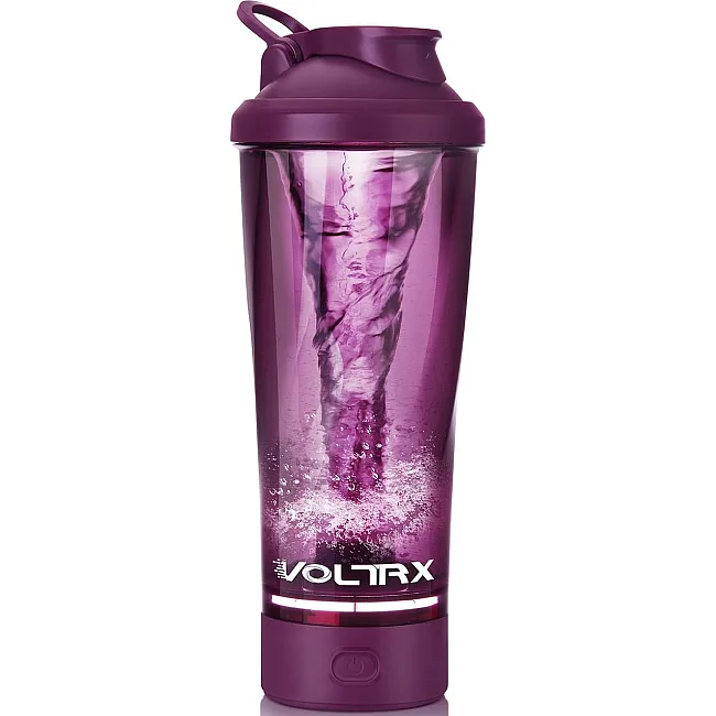 Шейкер спортивный электрический VOLTRX VortexBoost 600 мл. Tritan Purple