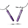 Скакалка скоростная на подшипниках алюминиевая PowerPlay 4207 Elite Jump Rope Фиолетовая (3m.)