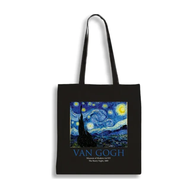 Экошопер BookOpt ВК4062 VAN GOGH «Звездная ночь» Черный