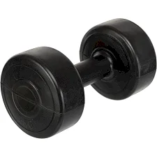 Гантель для фитнеса с PE покрытием ZELART TA-4759-2 1шт 2кг (Черный)